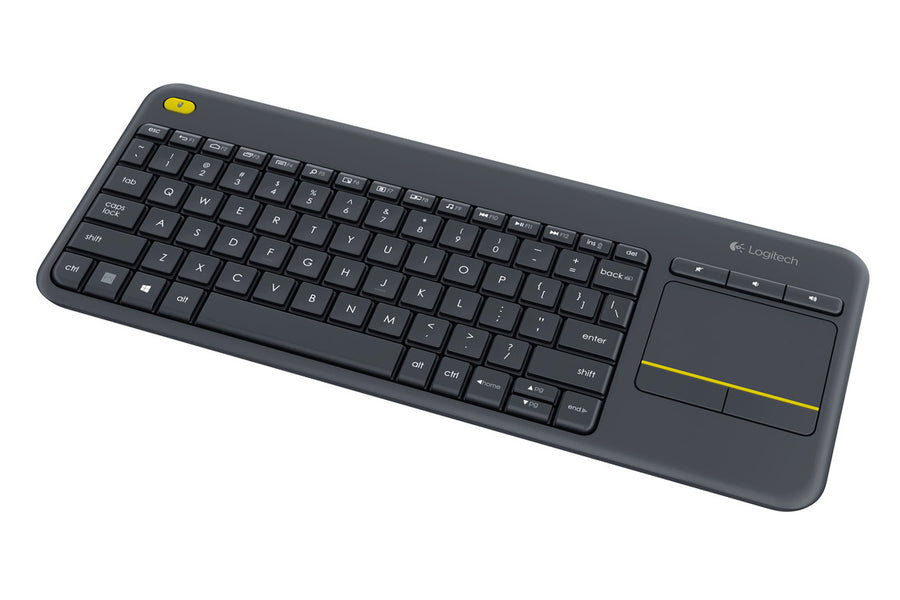 Logitech K400 PLUS Wireless Touch Keyboard - Black