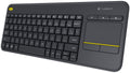 Logitech K400 PLUS Wireless Touch Keyboard - Black