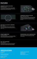 Logitech G240 Cloth Gaming Mouse Pad (943-000046) - SuperSaverAU - view 2