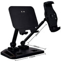 Premium White Universal Adjustable Double Arm Stand Holder for Phone Tablet Laptop