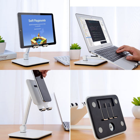 Full Motion 3 in 1 Smartphone Tablet and Notebook Holder White - SuperSaverAU - view 2