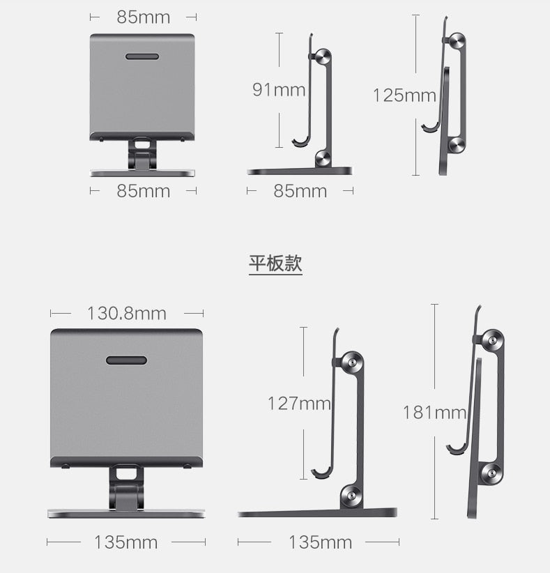 Full Motion 3 in 1 Smartphone Tablet and Notebook Holder White - SuperSaverAU - view 3