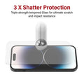 Premium Tempered Glass Screen Protector for iPhone 15 Plus and 15 Pro Max