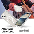 Ultimake Shockproof MagSafe Case for iPhone 15 - Transparent