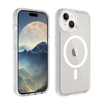 Ultimake Shockproof MagSafe Case for iPhone 15 Plus - Transparent