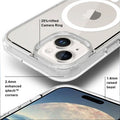 Ultimake Shockproof MagSafe Case for iPhone 15 Plus - Transparent