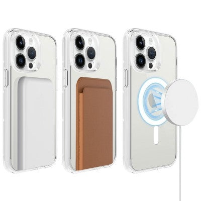 Ultimake Shockproof MagSafe Case for iPhone 15 Pro - Transparent