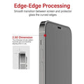 Privacy 9H Tempered Glass Screen Protector for iPhone 16 Pro / 17 / 17 Pro - SuperSaverAU - view 4