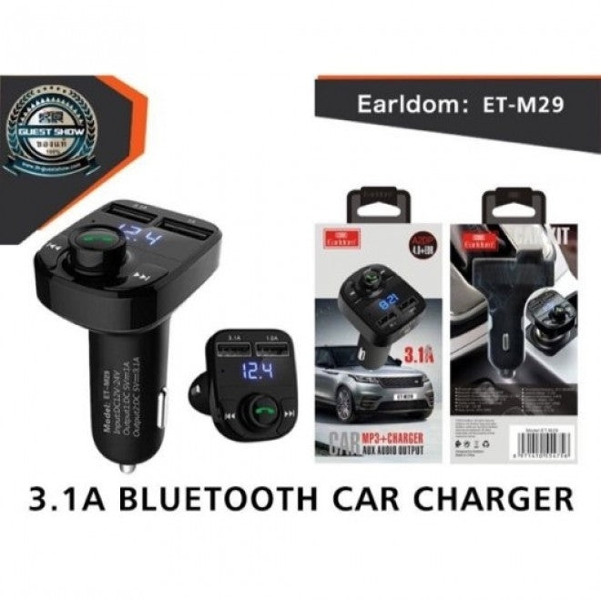 Earldom M29 Wireless Car Kit FM Transmitter - SuperSaverAU - view 3