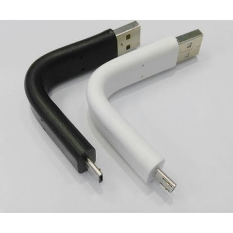 Premium Black Flexible USB Data Sync Stand Mount Cable for iPhone