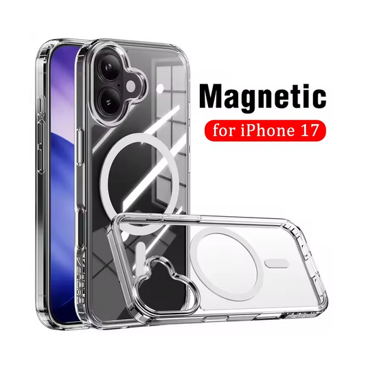 UTIA Ultimake Shockproof Clear Case for iPhone 17 with Magnetic Ring