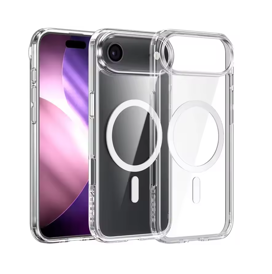 UTIA Ultimake Shockproof Clear Case for iPhone 17 Air with Magnetic Ring