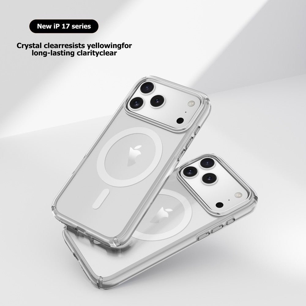 UTIA Ultimake Shockproof Clear Case for iPhone 17 Pro Max with Magnetic Ring