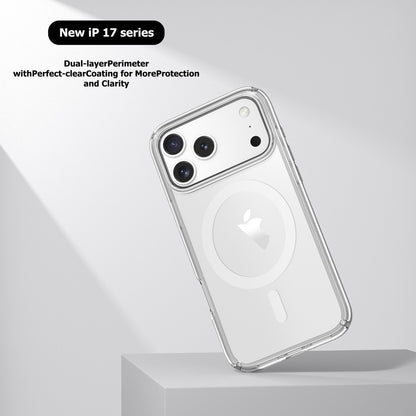 UTIA Ultimake Shockproof Clear Case for iPhone 17 Pro Max with Magnetic Ring
