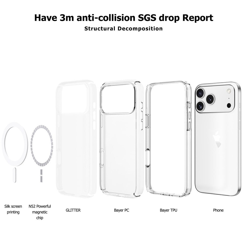 UTIA Ultimake Shockproof Clear Case for iPhone 17 Pro Max with Magnetic Ring - SuperSaverAU - view 4