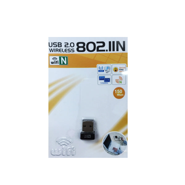 Premium Nano USB Wireless 802.11n WiFi Dongle Adapter 150Mbps