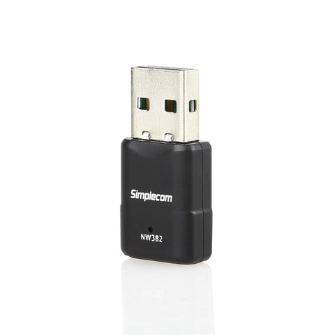 Simplecom NW382 Mini Wireless N USB WiFi Adapter 300Mbps