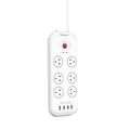 Huntkey SAC607C 6 Outlets Surge Protector Powerboard with 2x USB-A & 2x USB-C - SuperSaverAU - view 1