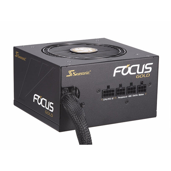 SeaSonic FOCUS Gold 650W Power Supply Unit with Semi-Modular Cabling & Quiet 120mm FDB Fan - SuperSaverAU - view 1