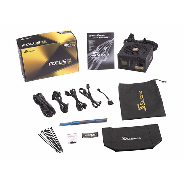 SeaSonic FOCUS Gold 650W Power Supply Unit with Semi-Modular Cabling & Quiet 120mm FDB Fan - SuperSaverAU - view 5