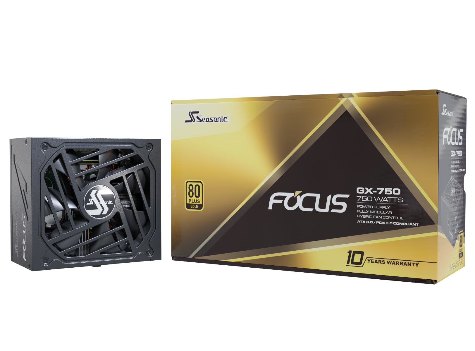 Seasonic FOCUS GX-750 ATX 3.0 750W Gold PSU (SSR-750FX3) - SuperSaverAU - view 7