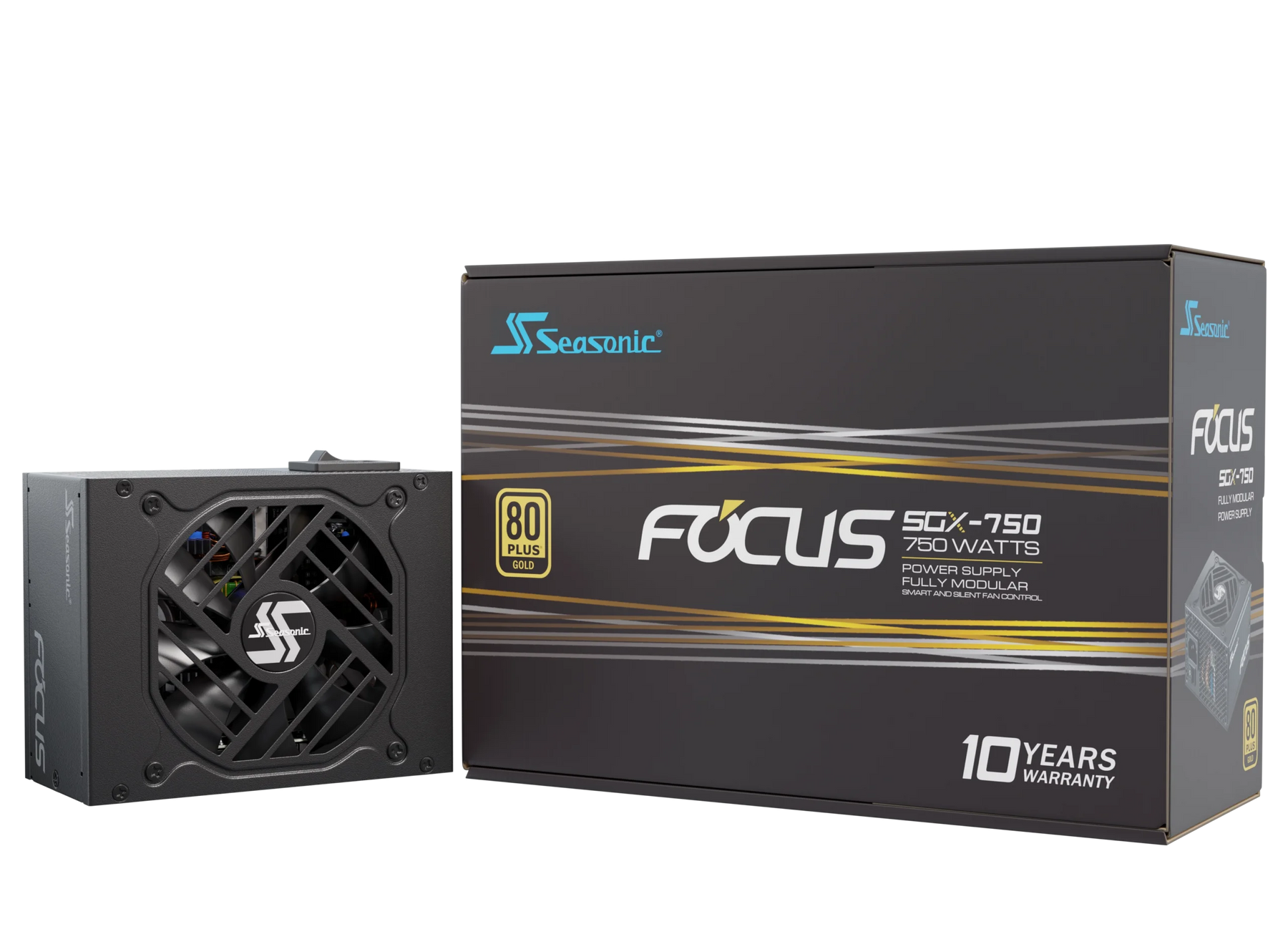 Seasonic FOCUS SGX-750 (2021) 750W Modular 80 Plus Gold PSU - SuperSaverAU - view 7