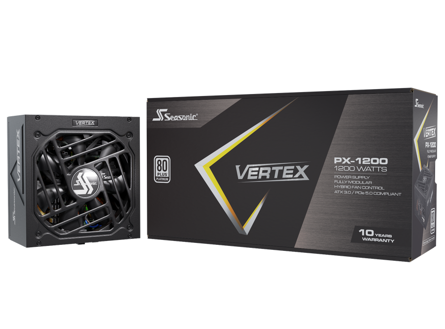 Seasonic VERTEX 1200W Platinum Fully Modular PSU ATX 3.0, 80 PLUS Certified - SuperSaverAU - view 3
