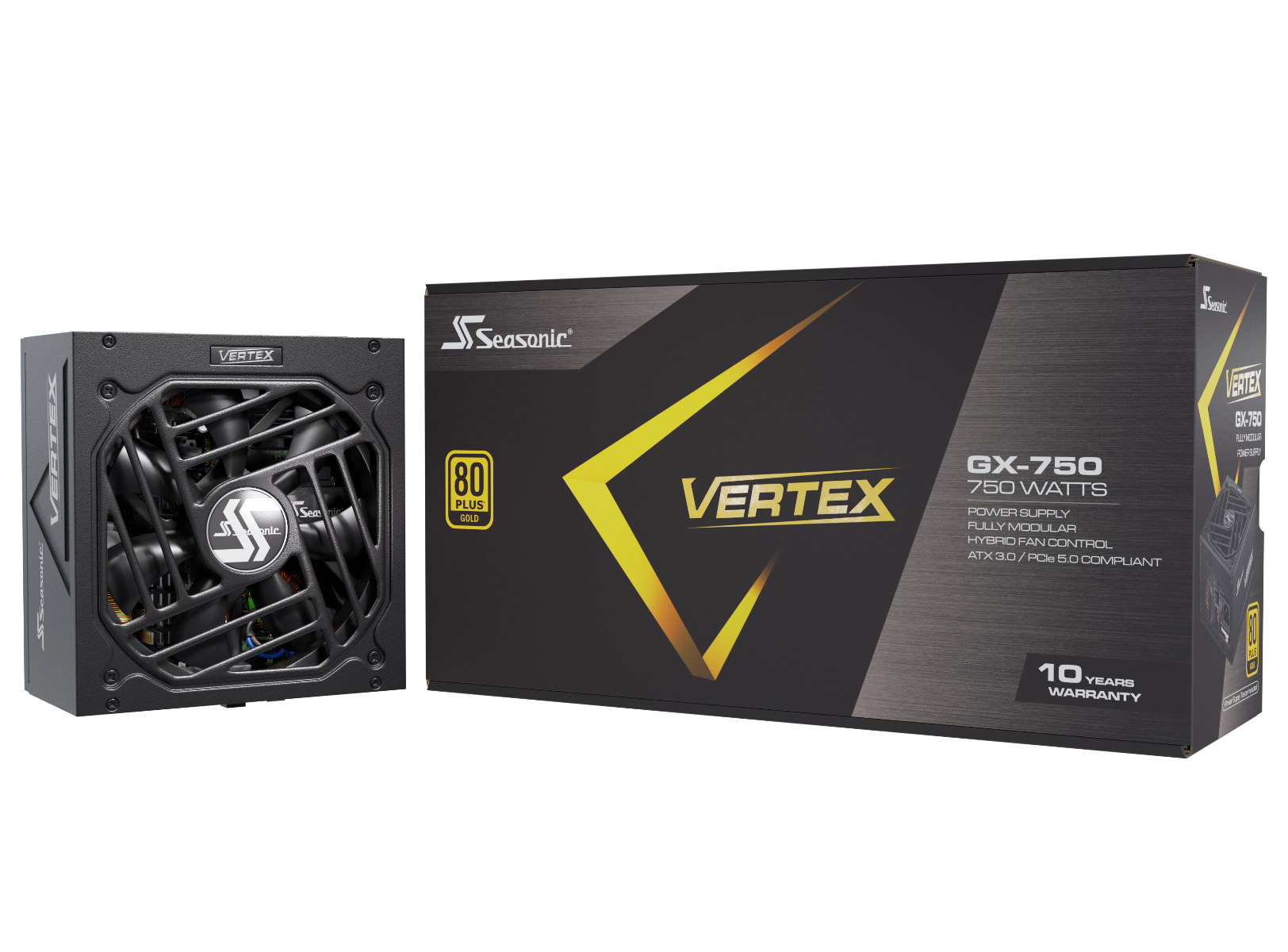 Seasonic VERTEX 750W (GX-750)  80 PLUS Gold Modular PSU ATX 3.0 - SuperSaverAU - view 6