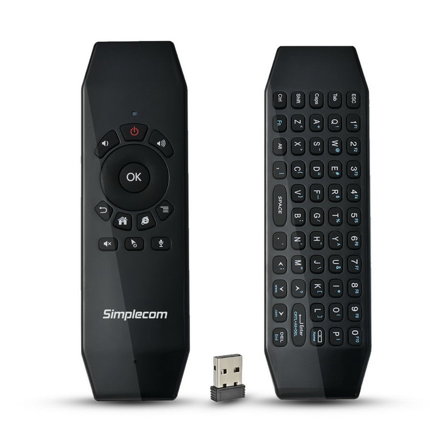 Simplecom RT150 Wireless Air Mouse Keyboard with IR Learning