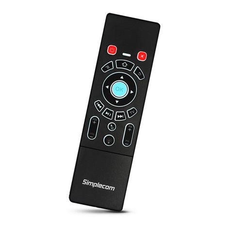 Simplecom RT250 Rechargeable 2.4GHz Wireless Air Mouse Keyboard with Touchpad & Backlight - SuperSaverAU - view 2