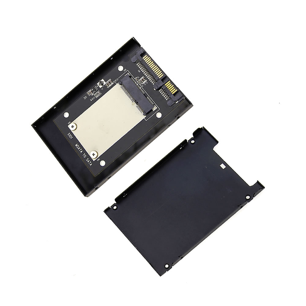 Simplecom mSATA to 7mm 2.5" SATA Converter Enclosure Aluminium, 100mm x 70mm x 7mm - SuperSaverAU - view 2