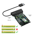 Simplecom SA225 USB3.0 to mSATA + M.2 (NGFF B Key) 2 In 1 Combo Adapter - SuperSaverAU - view 2