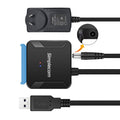 Simplecom SA236 USB 3.0 to SATA Adapter Cable Converter with Power Supply for 2.5" & 3.5" HDD SSD - SuperSaverAU - view 2