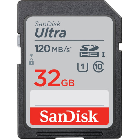 SanDisk Ultra 32GB SDHC UHS-I Class 10 Memory Card
