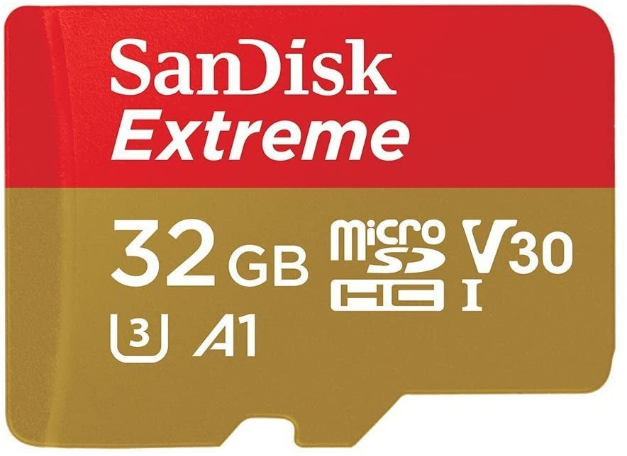 SANDISK SDSQXAF-032G-GN6MN 32GB MICRO SDHC EXTREME A1 V30, UHS-I/ U3, 100MB/s ,NO  SD ADAPTER - SuperSaverAU - view 1