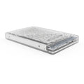 Simplecom SE101 Compact Tool-Free 2.5'' SATA to USB 3.0 HDD/SSD Enclosure Transparent Clear - SuperSaverAU - view 2