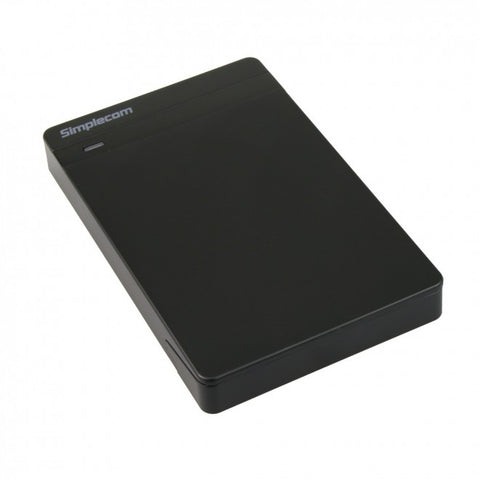 Simplecom SE203 2.5" SATA HDD SSD Tool-Free USB 3.0 Hard Drive Enclosure Black - SuperSaverAU - view 1