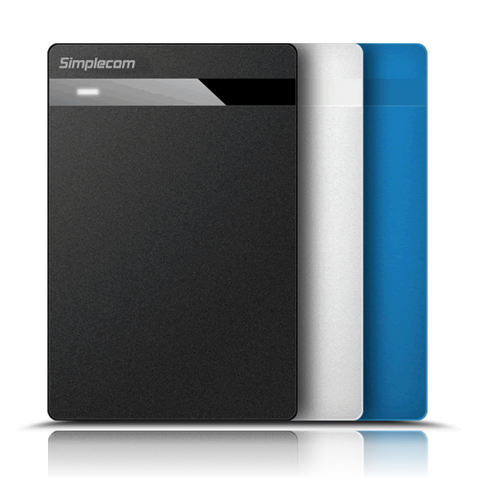 Simplecom SE203 Tool Free 2.5" SATA HDD SSD to USB 3.0 Hard Drive Enclosure Blue - SuperSaverAU - view 2
