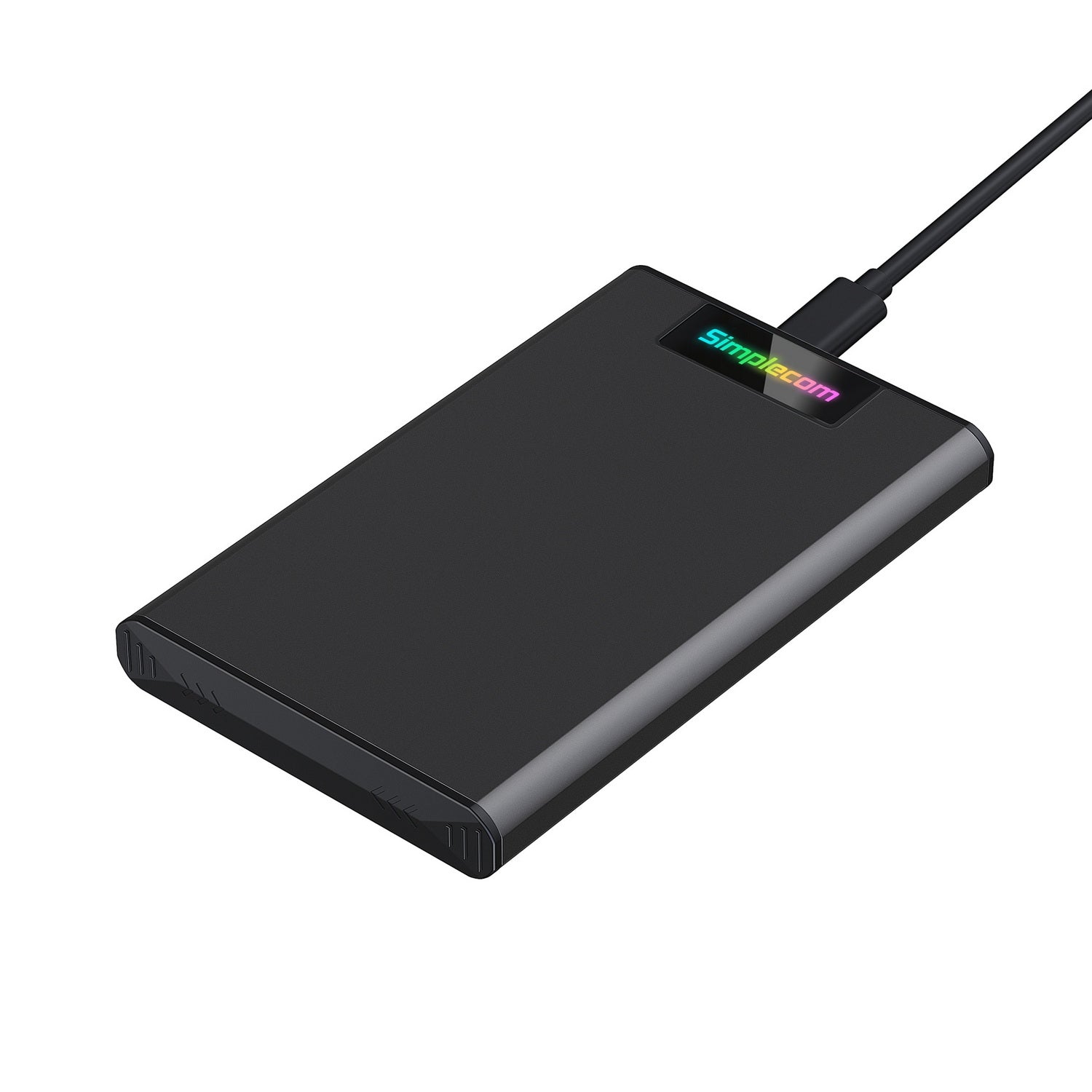 Simplecom SE239 USB-C 2.5 Inch SATA HDD SSD Enclosure with RGB Lights