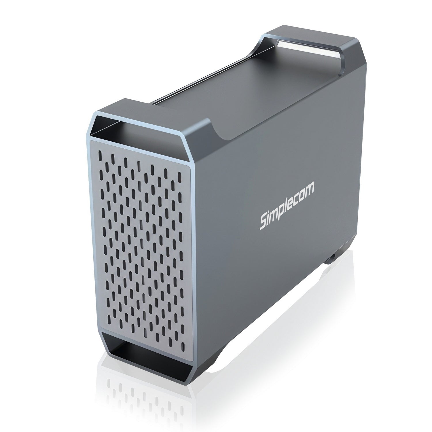 Simplecom SE482 SuperSpeed USB Dual Bay 3.5" SATA Hard Drive RAID Enclosure USB-C RAID 0/1, JBOD - SuperSaverAU - view 1