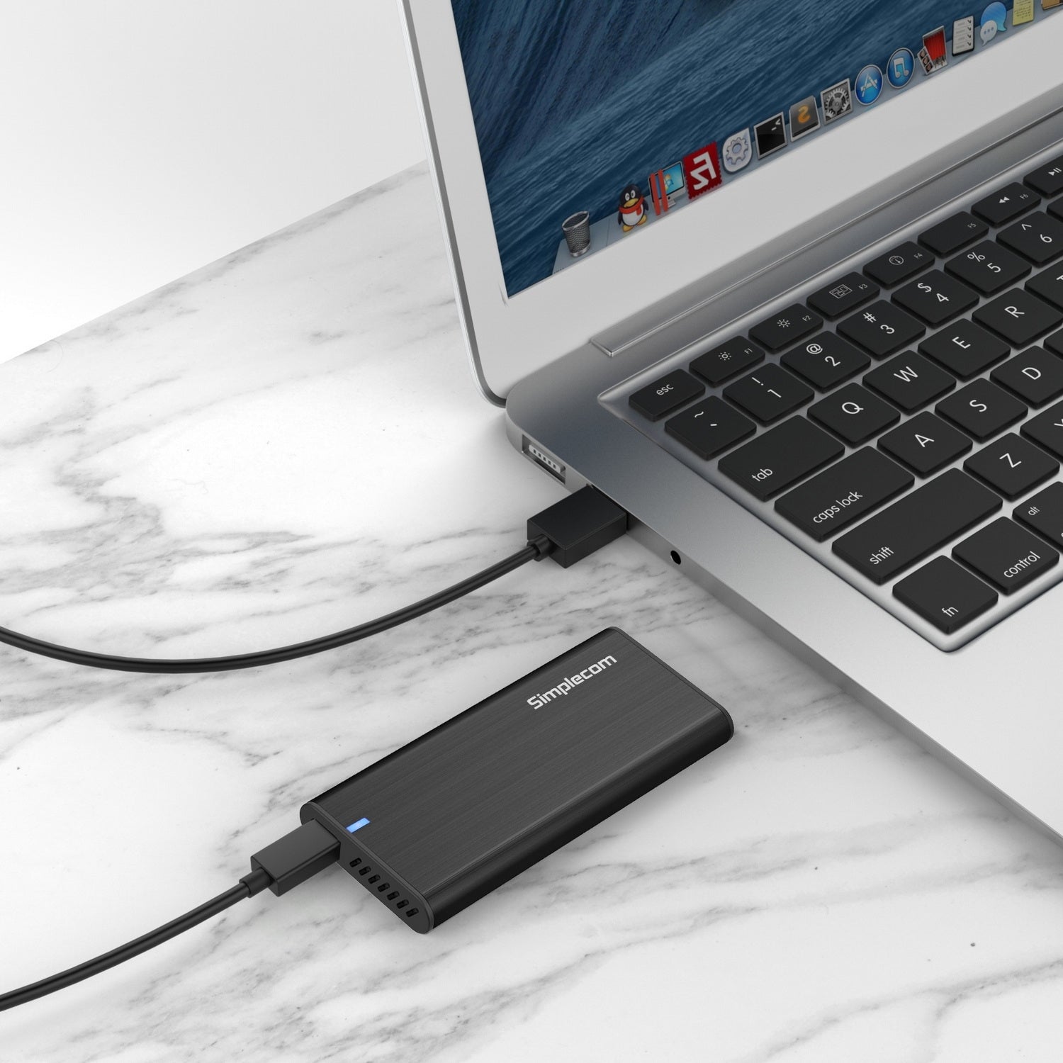 Simplecom SE502C SATA M.2 SSD to USB-C Enclosure USB 3.2 Gen1 5Gbps - SuperSaverAU - view 5