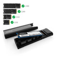 Simplecom M.2 SSD USB-C Enclosure, NVMe/SATA, Tool-Free, 10Gbps, Aluminium, Portable - SuperSaverAU - view 4