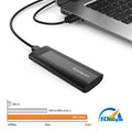 Simplecom M.2 SSD USB-C Enclosure, NVMe/SATA, Tool-Free, 10Gbps, Aluminium, Portable - SuperSaverAU - view 6