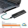 Simplecom SE516 NVMe / SATA Dual Protocol M.2 SSD Tool-Free USB-C Enclosure USB 3.2 Gen 2 10Gbps - SuperSaverAU - view 4