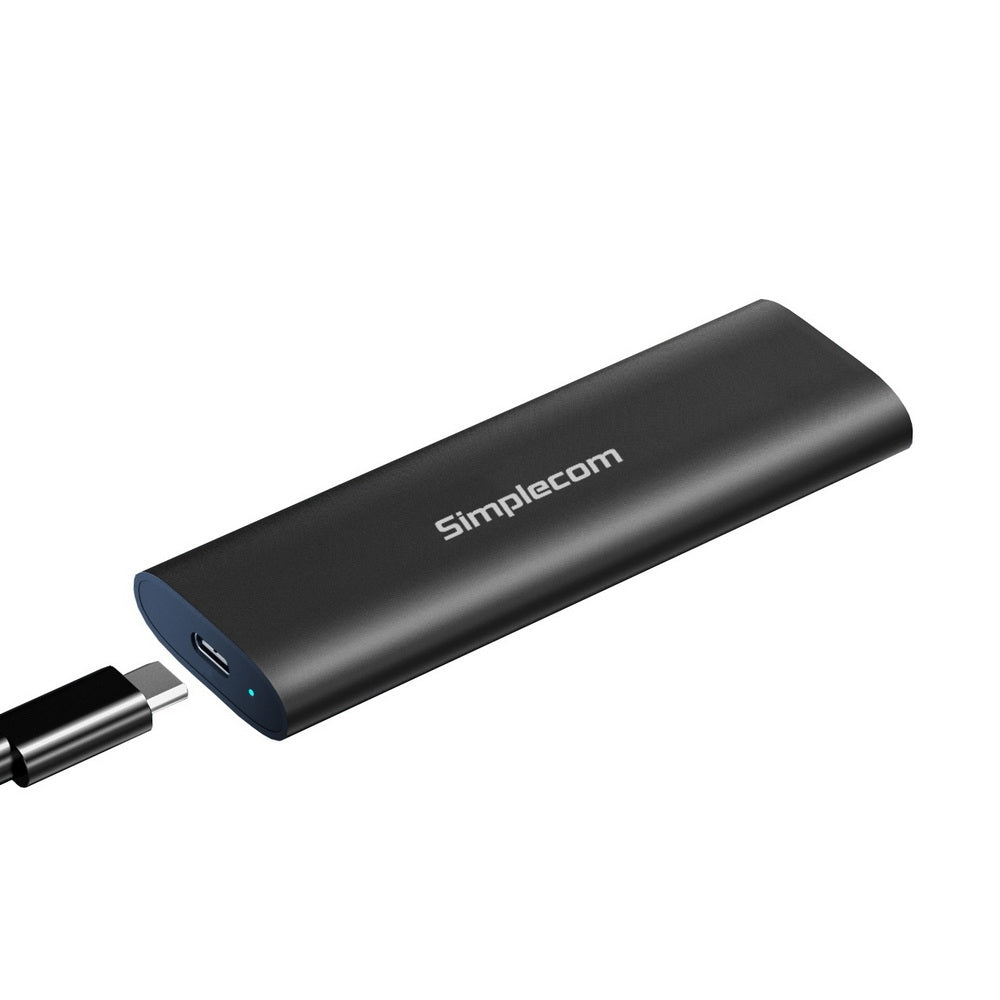 Simplecom SE516 NVMe / SATA Dual Protocol M.2 SSD Tool-Free USB-C Enclosure USB 3.2 Gen 2 10Gbps - SuperSaverAU - view 6