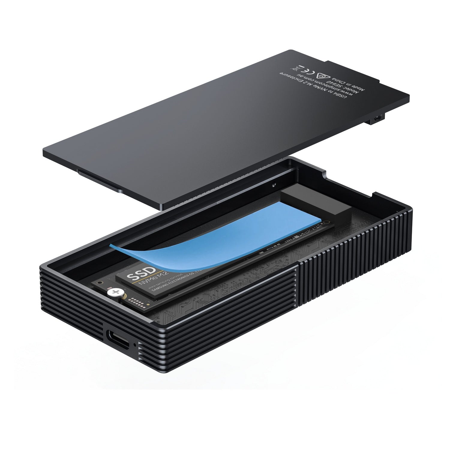 Simplecom SE640 USB4 to NVMe M.2 SSD USB-C Enclosure 40Gbps - SuperSaverAU - view 6