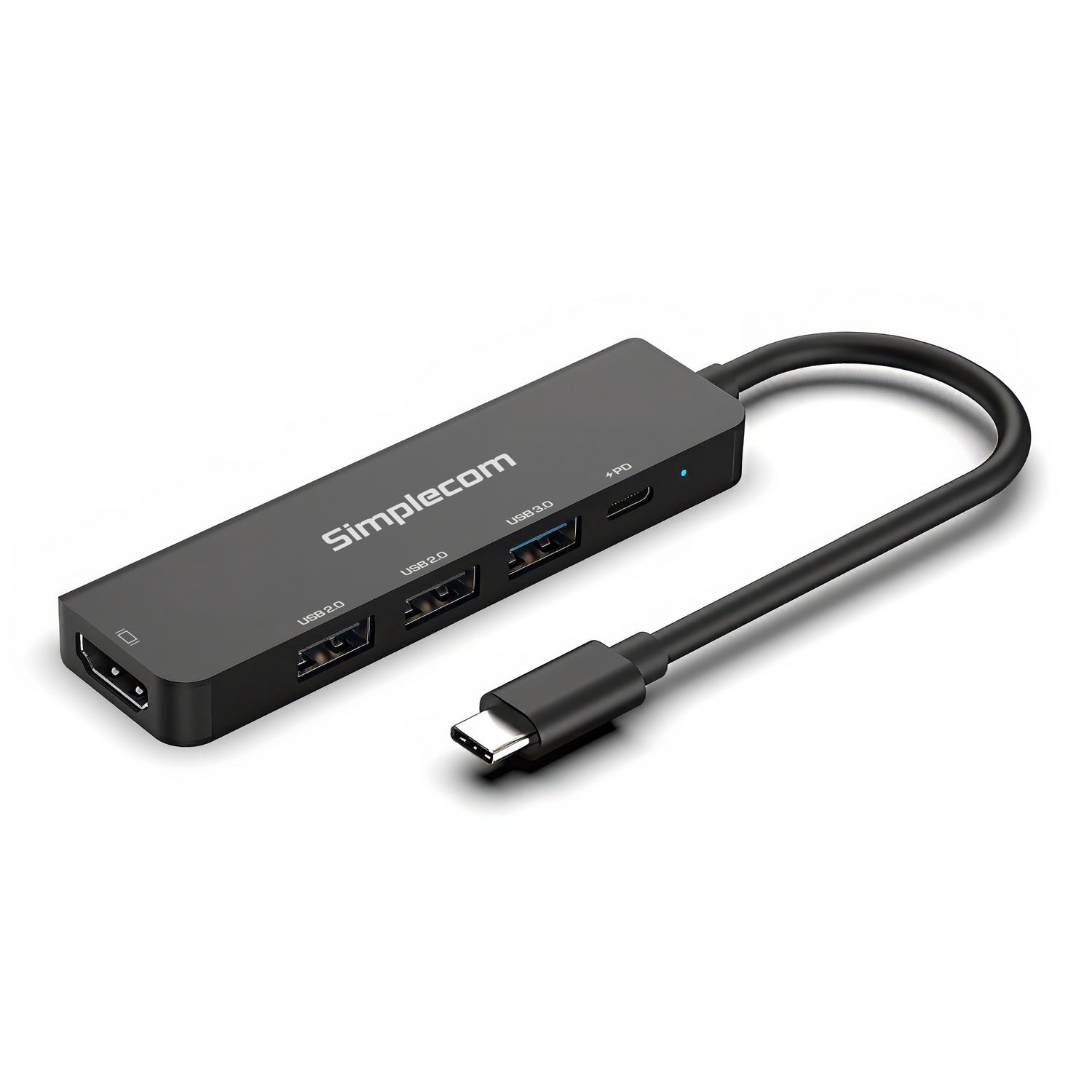 Simplecom USB-C 5-in-1 Multiport Docking Station, HDMI 2.0 4K@60Hz, 100W PD - SuperSaverAU - view 2