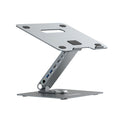 Simplecom CHT660 Adjustable Aluminium Laptop Stand with 6-Port USB-C Docking Station Dual 4K HDMI Display - SuperSaverAU - view 2