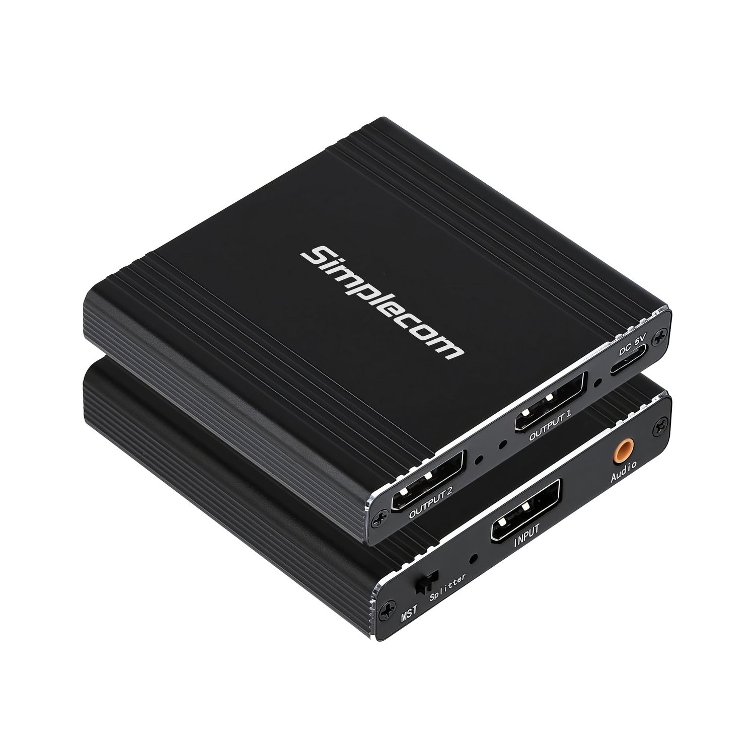 Simplecom CM214 DisplayPort Splitter 1 IN 2 OUT MST Hub for Dual Extended Screens 4K DP 1.4 - SuperSaverAU - view 3