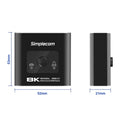 Simplecom CM302v2 Bi-Directional 2 Way HDMI 2.1 Switch Selector 8K@60Hz - SuperSaverAU - view 4